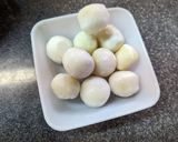 冷凍里芋活用！ねっとりピリ辛麻婆さといも作り方1写真
