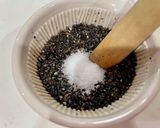 冷凍印元の胡麻和え作り方4写真