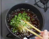 かいわれ大根とあさりのうどん作り方2写真