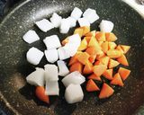 にんじんとこんにゃくの炒め煮作り方2写真