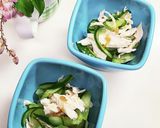 ◇春色♪南高梅でささみと胡瓜の和え物♪◇作り方5写真