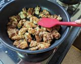 胡麻たっぷり！カリカリ醤油酒粕鶏むね肉焼作り方6写真