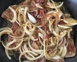 簡単♪新玉葱と豚肉の炒め物／生姜焼き風作り方2写真