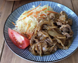 簡単♪新玉葱と豚肉の炒め物／生姜焼き風作り方4写真