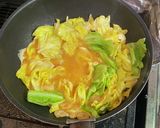 春キャベツとエビの卵炒りつけ・梅肉で作り方7写真