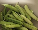 グリーンピースご飯！作り方1写真
