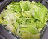 春キャベツと塩鮭のレンジ蒸し作り方1写真