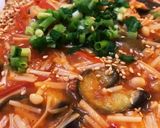 ご飯がススム！肉なし麻婆茄子作り方7写真
