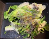 子持ち高菜と塩昆布炒め作り方2写真