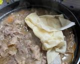 牛肉煮込み　すき焼き味作り方10写真