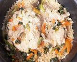 炊飯器でワンプレート★鶏もも肉作り方5写真