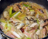 冬限定♪ 牡蠣と長葱の和風スパゲッティ作り方8写真