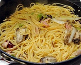 冬限定♪ 牡蠣と長葱の和風スパゲッティ作り方9写真