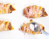 冷凍パイシートで♡苺チョコクロワッサン作り方9写真