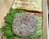 贅沢至福＊挽肉ステーキと卵のホットサンド作り方4写真