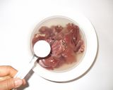 レバー黒ごま焼き♪緊張不安目かすみに薬膳作り方3写真