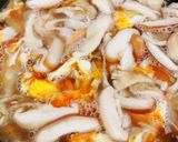 しいたけと海老、豆腐の中華スープ作り方9写真