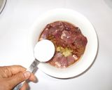 レバー黒ごま焼き♪緊張不安目かすみに薬膳作り方5写真