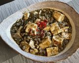 魅惑の黒！黒の麻婆豆腐作り方19写真