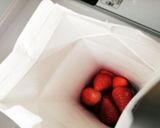 ゴロゴロいちごの牛乳寒天作り方2写真