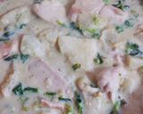 鷄むね肉と小松菜とかぶのクリーム煮作り方7写真
