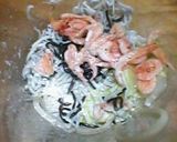 レンチン桜海老シラス菜の花白菜のパスタ作り方5写真