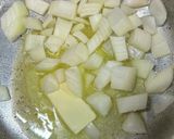 真っ白キノコたっぷり♡チキンクリーム煮♪作り方3写真