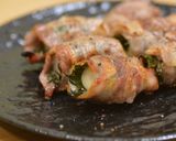 簡単☆エリンギの豚バラ大葉巻きグリル作り方8写真