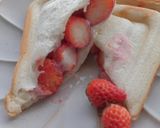 苺ミルクホットサンド作り方3写真