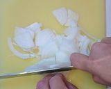 新玉ねぎと焼き鯖の炊き込みごはん作り方2写真
