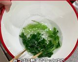 白菜とわかめのごましょうゆ作り方3写真