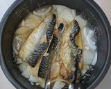 新玉ねぎと焼き鯖の炊き込みごはん作り方6写真