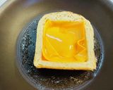 半熟卵とチーズの食パンモーニング作り方6写真