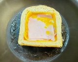 半熟卵とチーズの食パンモーニング作り方7写真