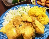 米粉を使った鱈のカレー風味フリッター作り方5写真