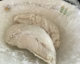 簡単　梅しそささみおにぎり作り方1写真