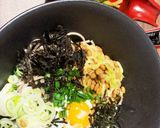 納豆ぶっかけ冷やし蕎麦作り方3写真
