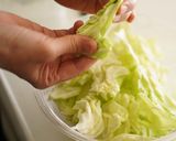 【時短レシピ】春キャベツのひき肉あんかけ作り方2写真