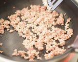【時短レシピ】春キャベツのひき肉あんかけ作り方4写真