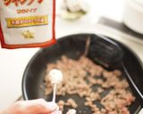 【時短レシピ】春キャベツのひき肉あんかけ作り方5写真