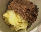 鶏レバーとほうれん草マッシュポテト和え作り方1写真