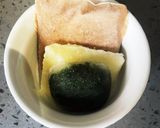 鶏レバーとほうれん草マッシュポテト和え作り方3写真