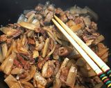米粉で作るネギ焼き　すじこん入り作り方4写真