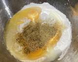 米粉とサバ味噌缶のお好み焼き作り方1写真