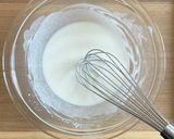 米粉で作るもちもちキムチチーズチヂミ作り方1写真