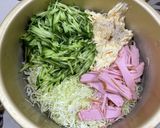 海苔香る千切りサラダ作り方2写真