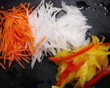 簡単！彩り野菜のサラダ作り方1写真