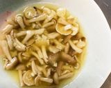 隙間埋和風きな粉ごまポン味しめじ彩サラダ作り方5写真
