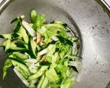 隙間埋和風きな粉ごまポン味しめじ彩サラダ作り方6写真