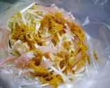 レンチン！もやしと生ハムのカレー風味作り方2写真